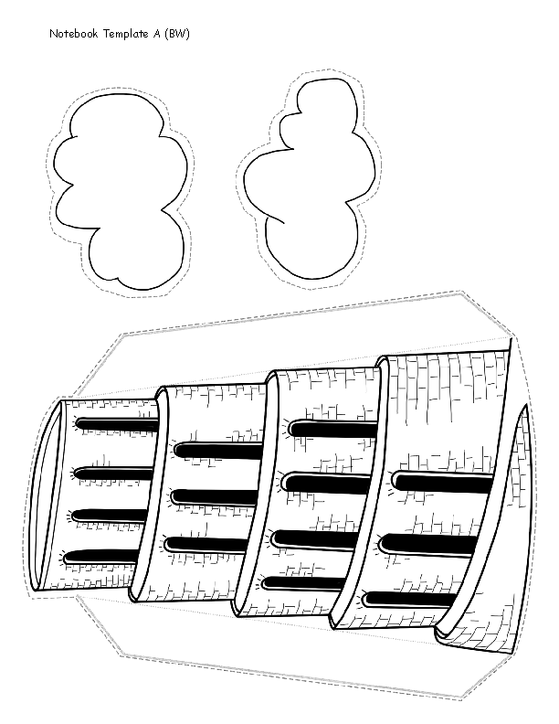 Notebook Template A & B (BW)