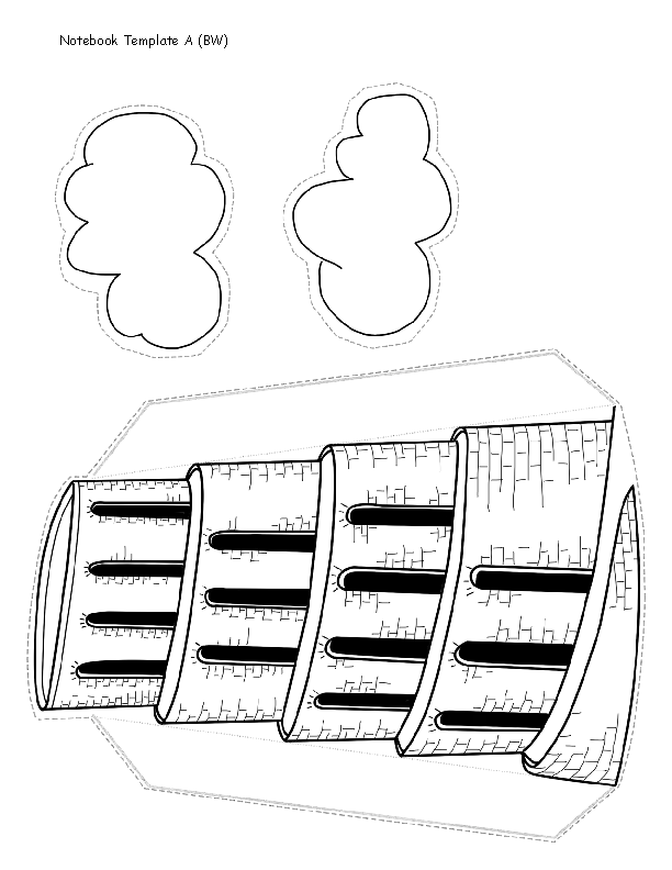 Notebook Template A & B (BW)