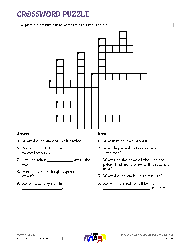 Crossword Puzzle