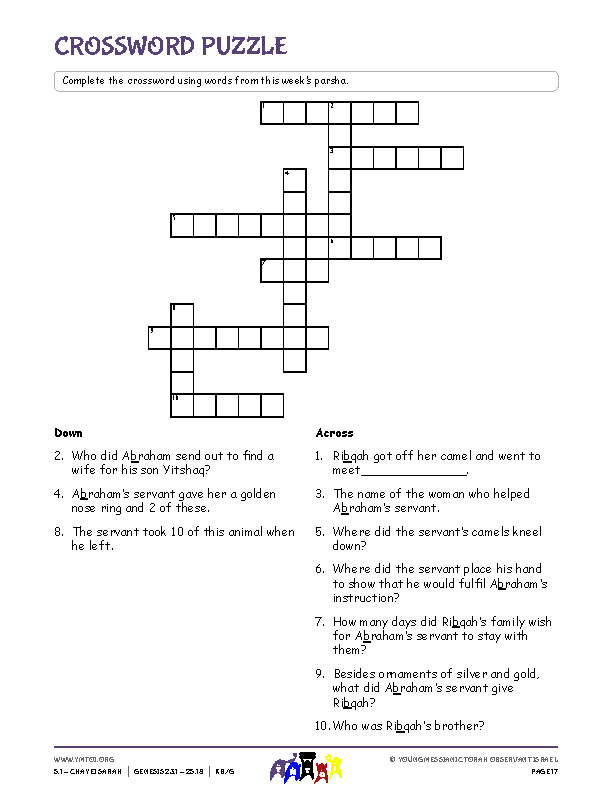 Crossword Puzzle