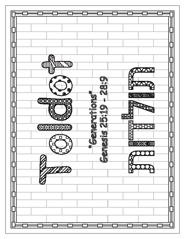 Toldot Coloring Page