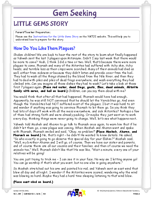 Little Gems (story for younger children)