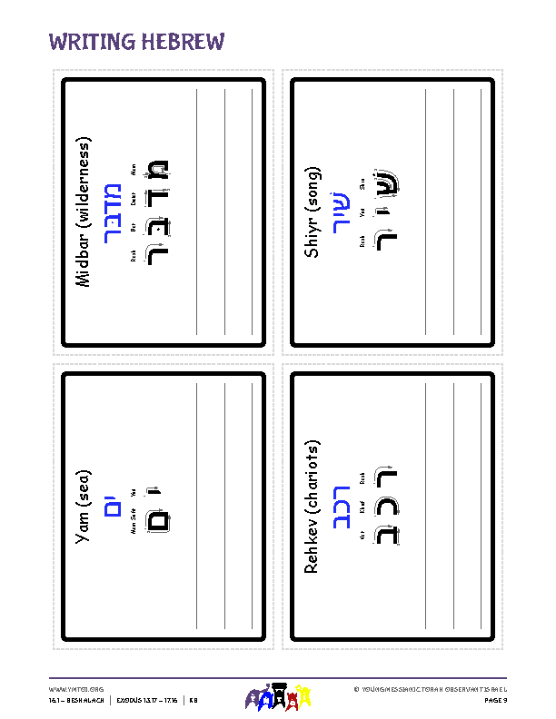 Writing Hebrew
