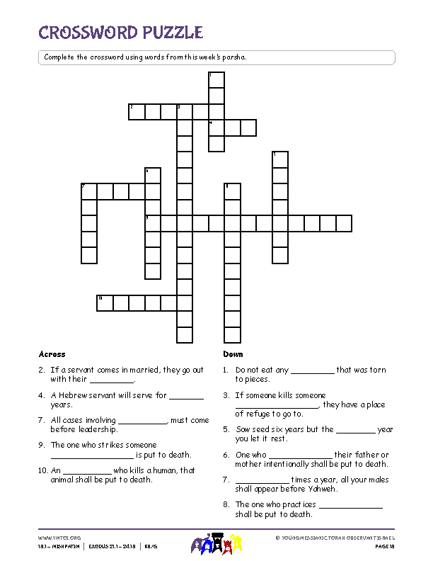 Crossword Puzzle