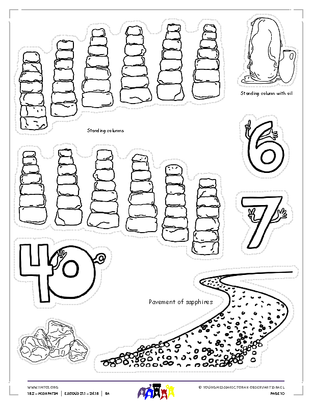 Little Gems Story Characters (BW)