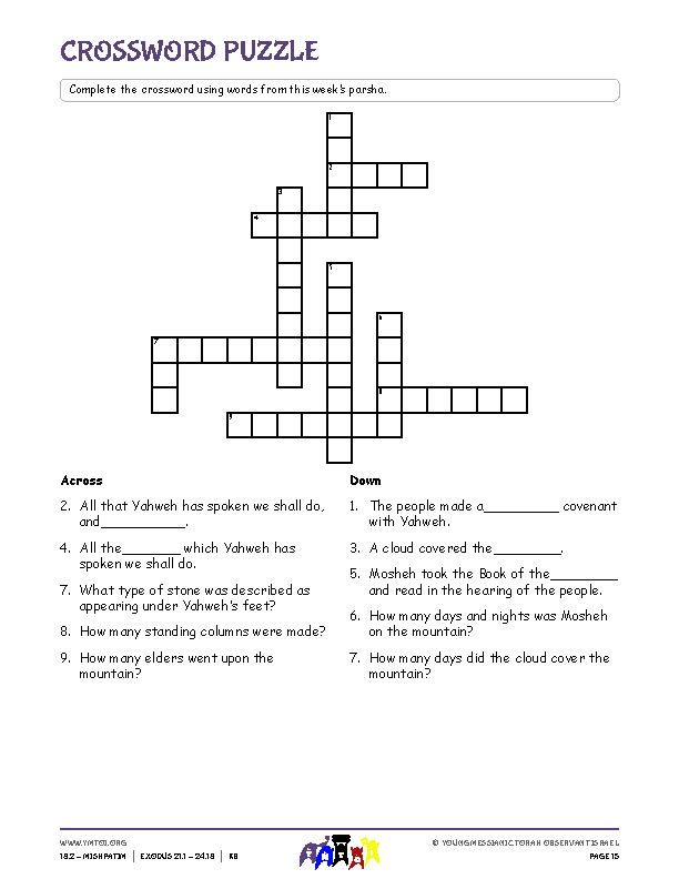 Crossword Puzzle