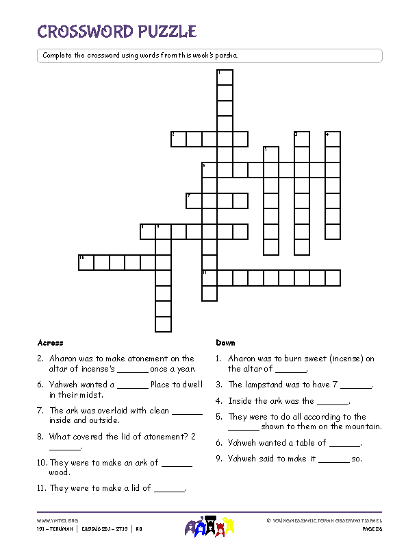 Crossword Puzzle