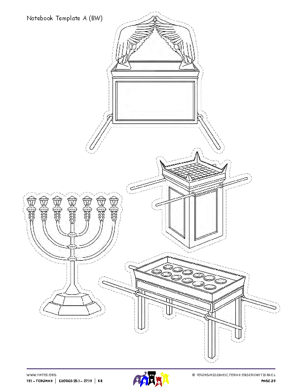 Notebook Template A (BW)