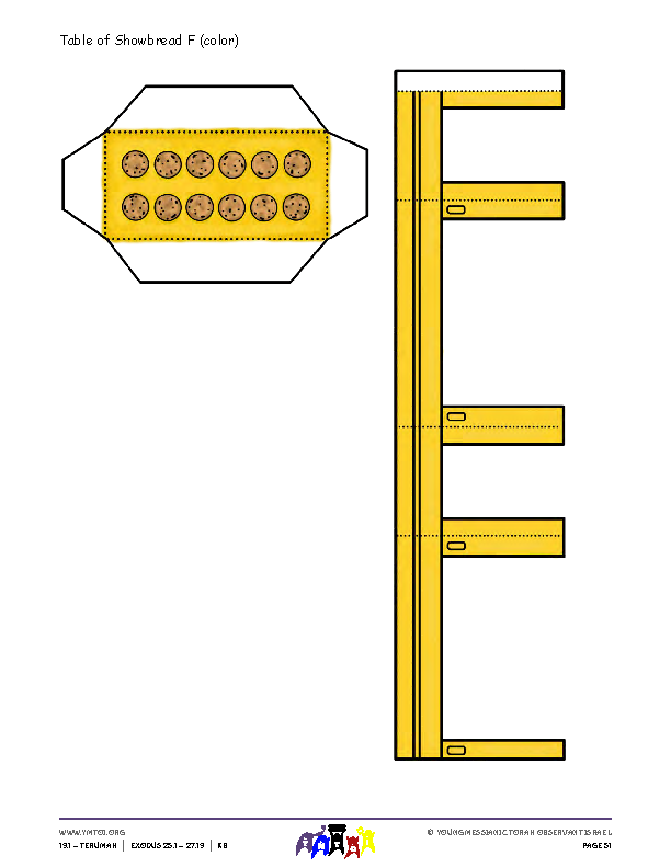 Table of Showbread Template F (color)