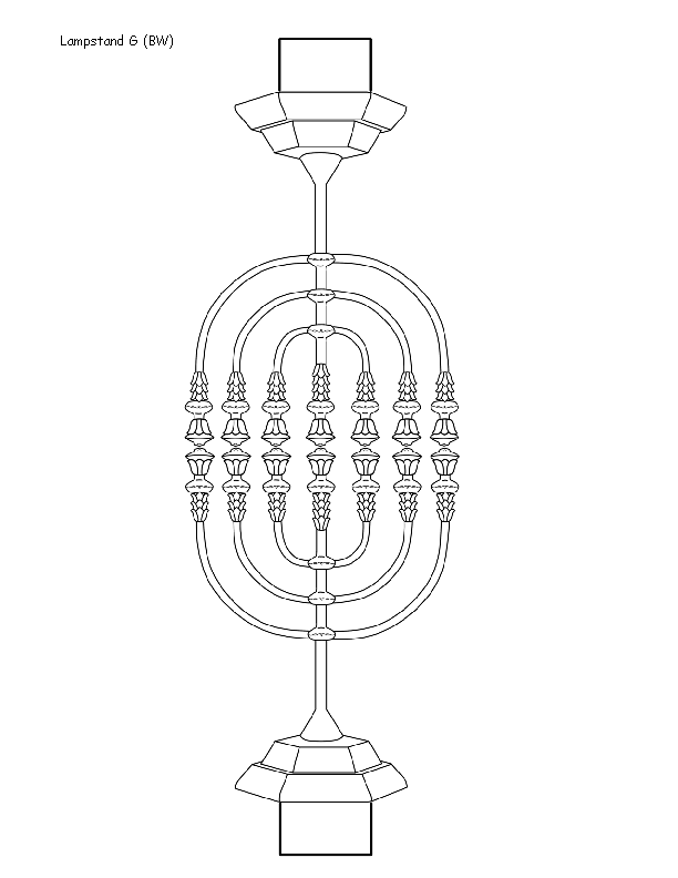 Lampstand Template G (BW)