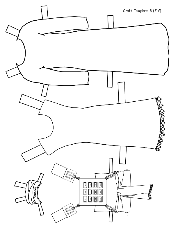 Craft Template B (BW)