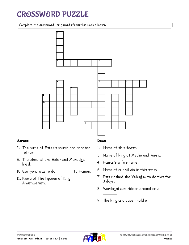 Crossword Puzzle