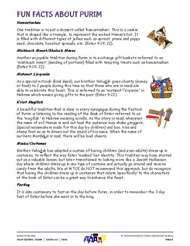 Fun Facts About Purim