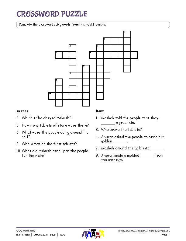 Crossword Puzzle