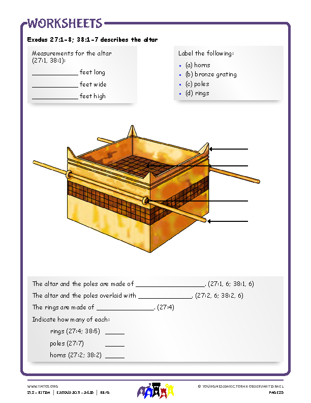 Courtyard Worksheets