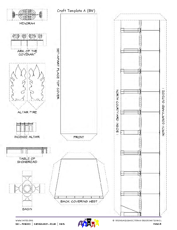Notebook Template A-F (BW)