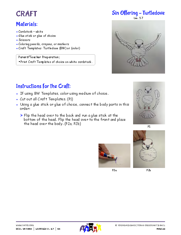 Craft Instructions - Turtledove