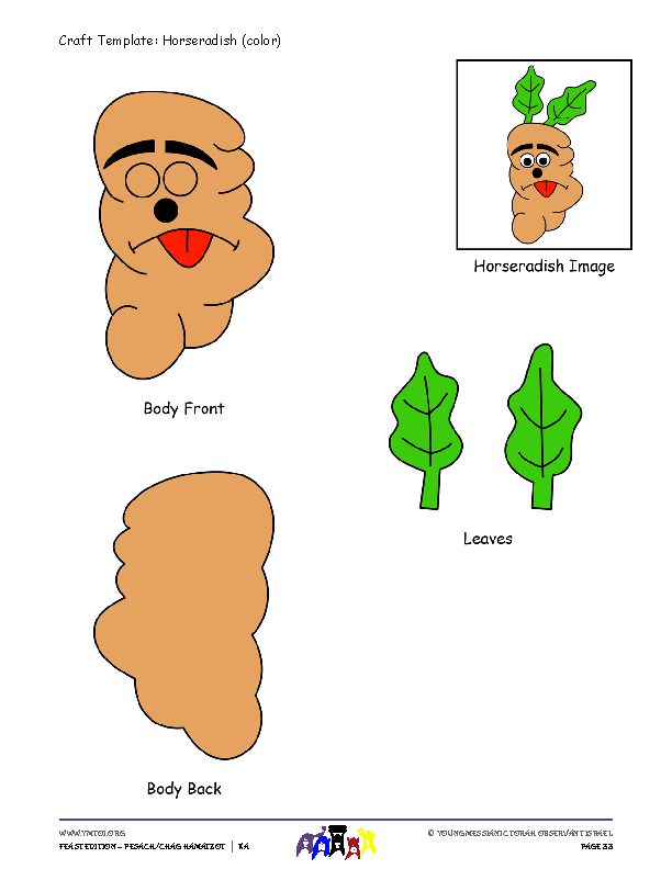 Craft Template Horseradish (color)