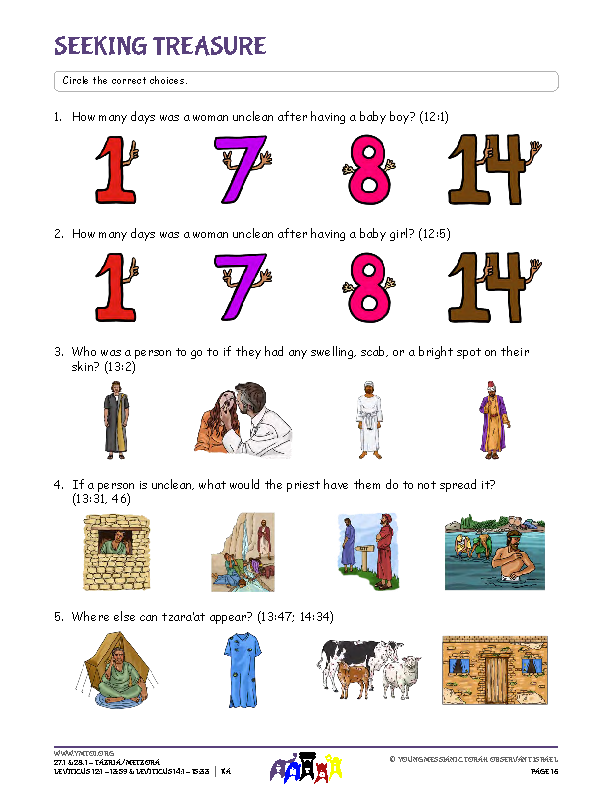 Seeking Treasure (questions from the parsha)