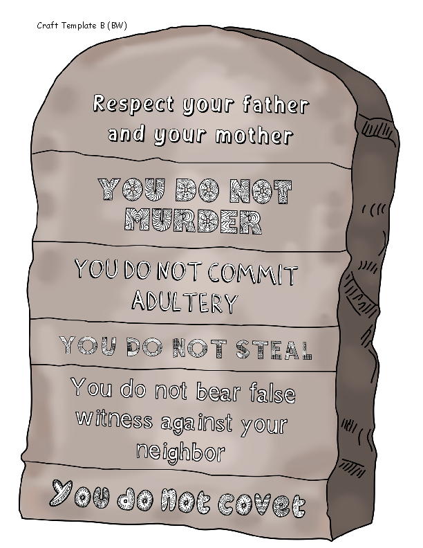Craft Template B (BW)