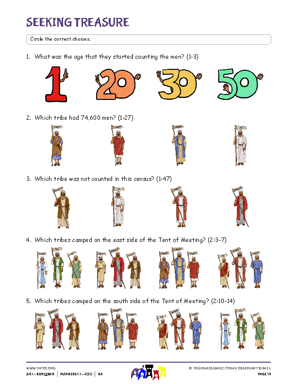 Seeking Treasure (questions from the parsha)