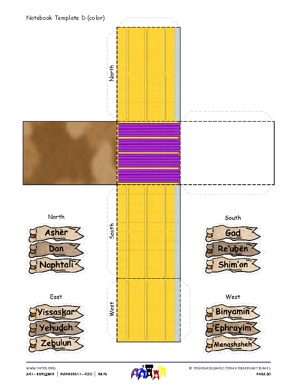 Notebook Templates D-F (color)