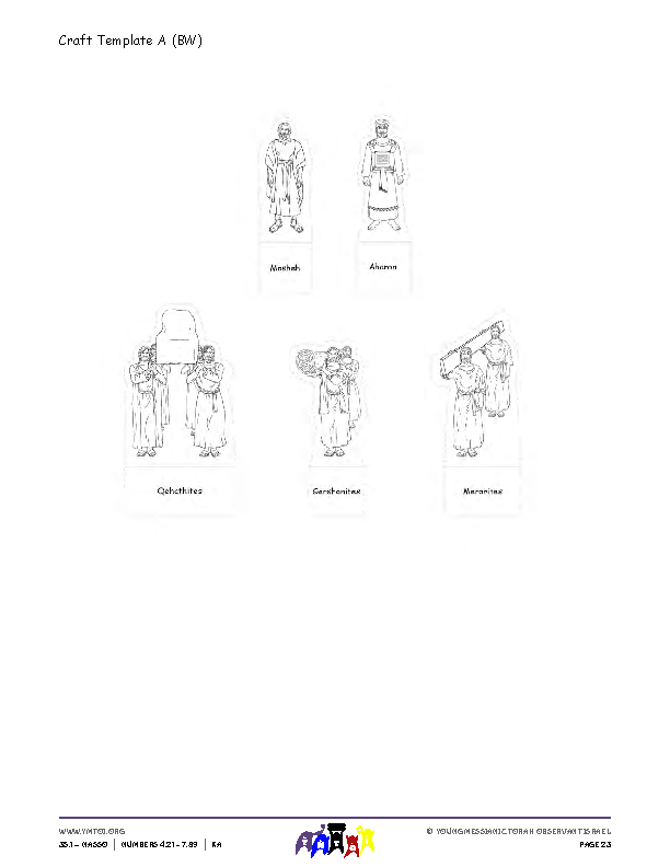 Craft Template A (BW)