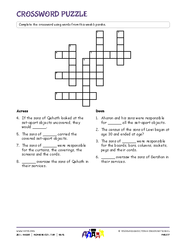 Crossword Puzzle