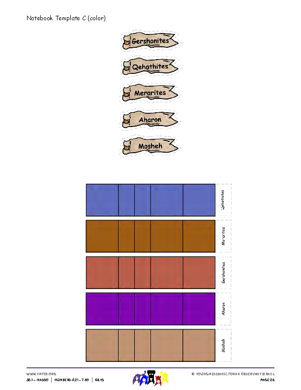 Notebook Template C & D (color)