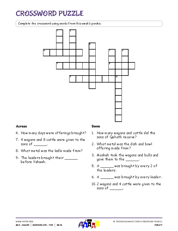 Crossword Puzzle