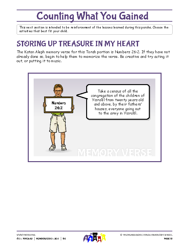 Storing Up Treasure in My Heart (memory verse)