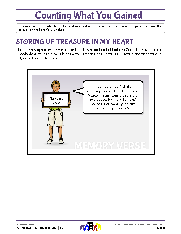 Storing Up Treasure in My Heart (memory verse)