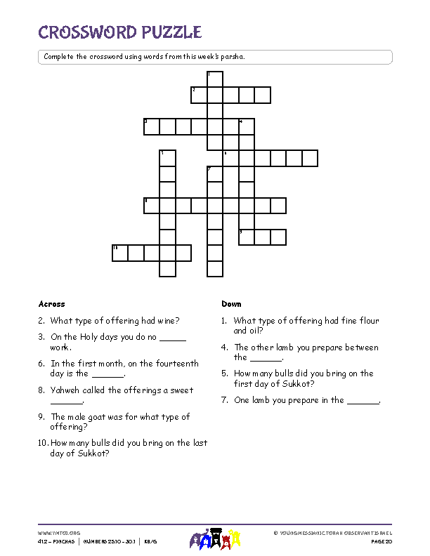 Crossword Puzzle
