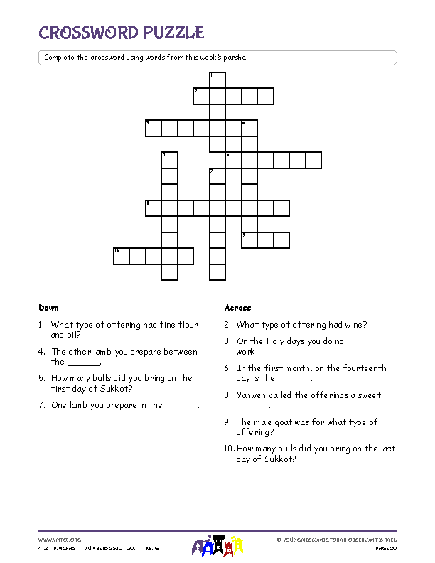 Crossword Puzzle