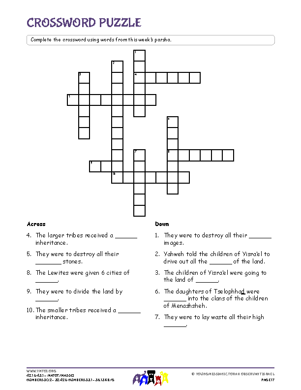 Crossword Puzzle