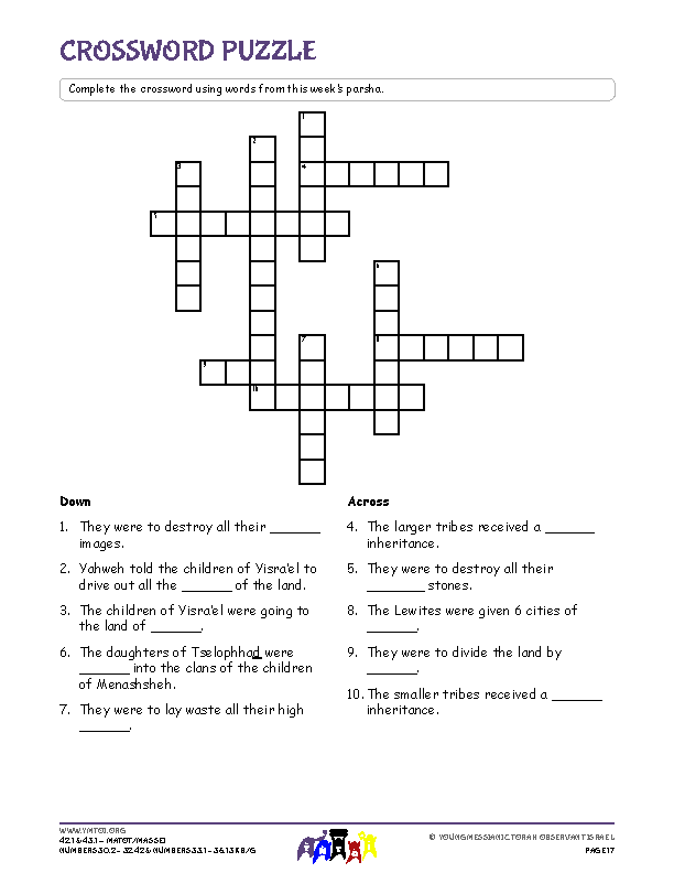 Crossword Puzzle