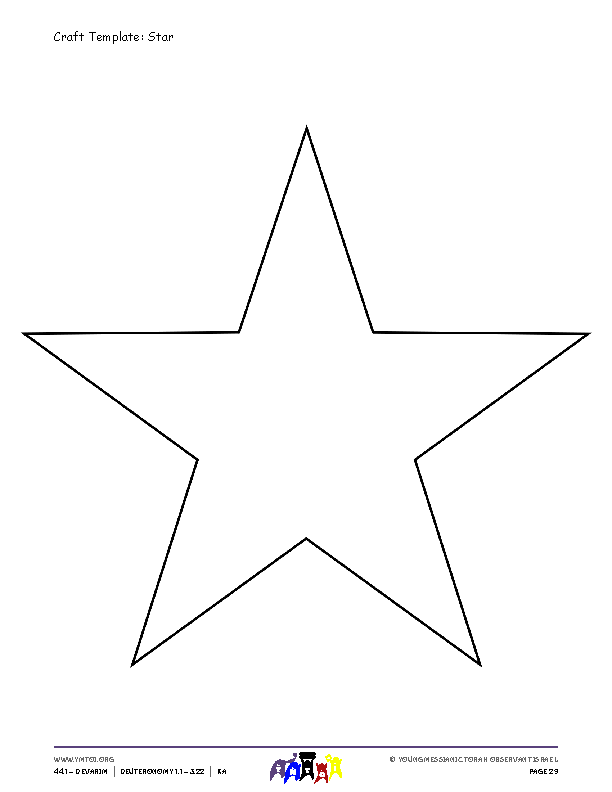 Craft Template - Star