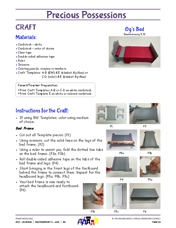 Craft Instructions