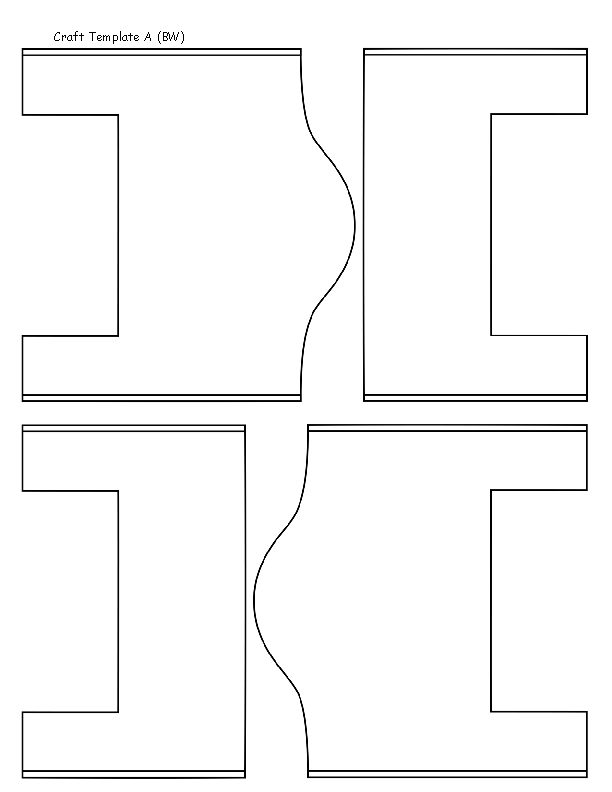 Craft Templates A & B (BW)