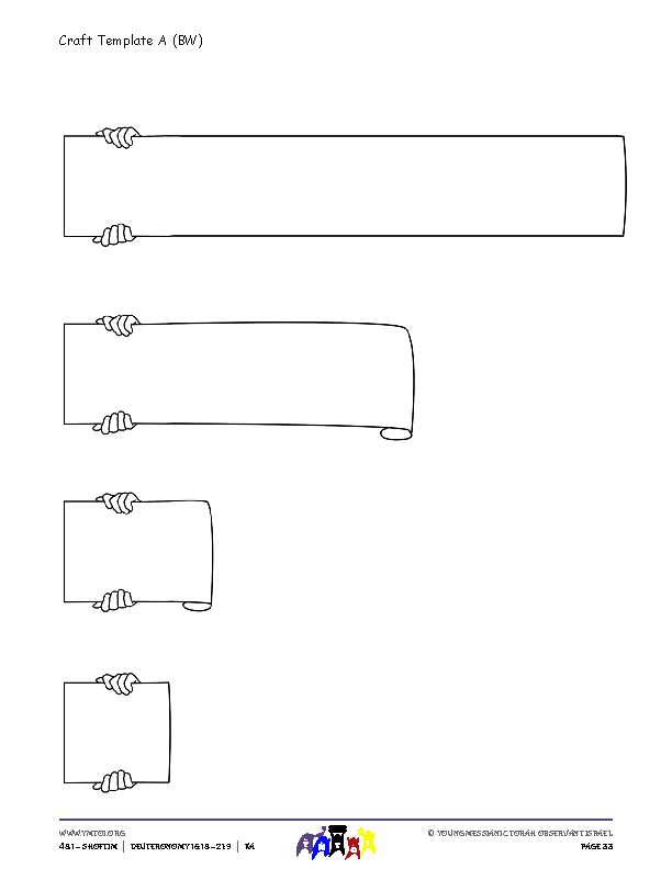 Craft Template A (BW)