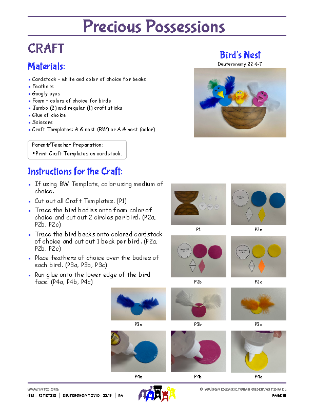 Craft Instructions