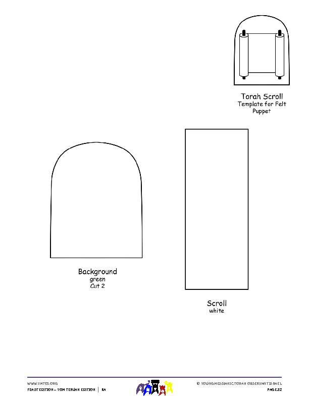 Torah Scroll Template