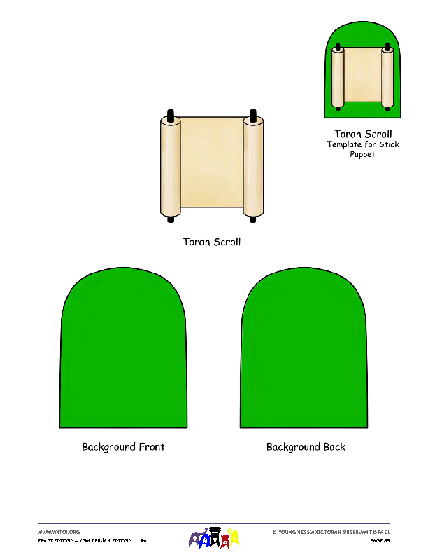 Torah Scroll Template