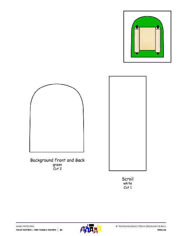 Torah Scroll Template