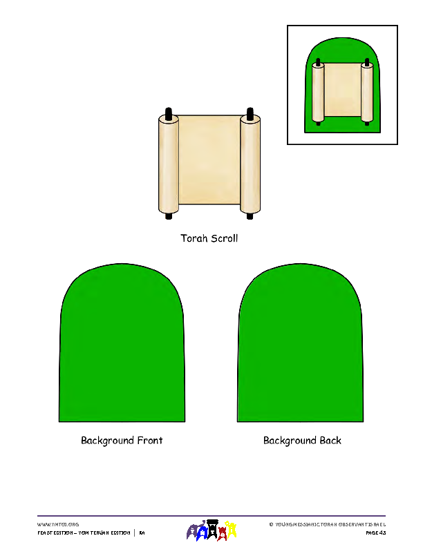 Torah Scroll Template