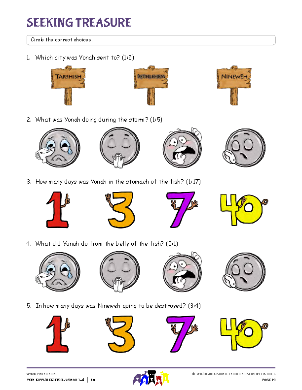 Seeking Treasure (questions from the parsha)