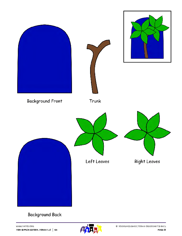 Plant - Template for Stick Puppet