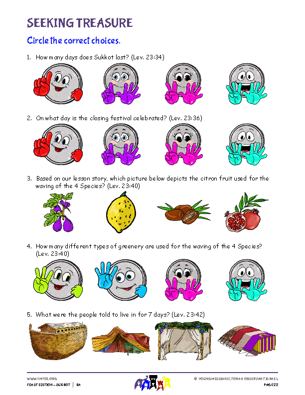 Seeking Treasure (questions from the parsha)