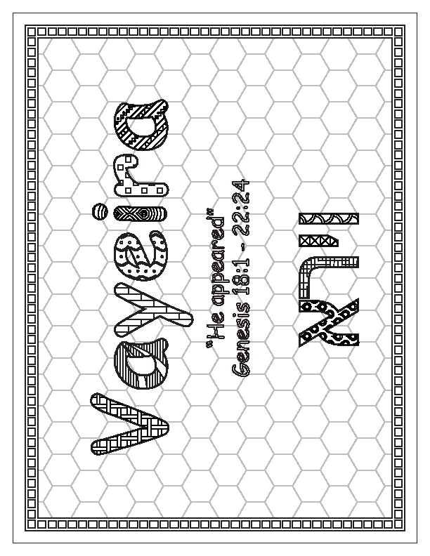 Vayeira Coloring Page