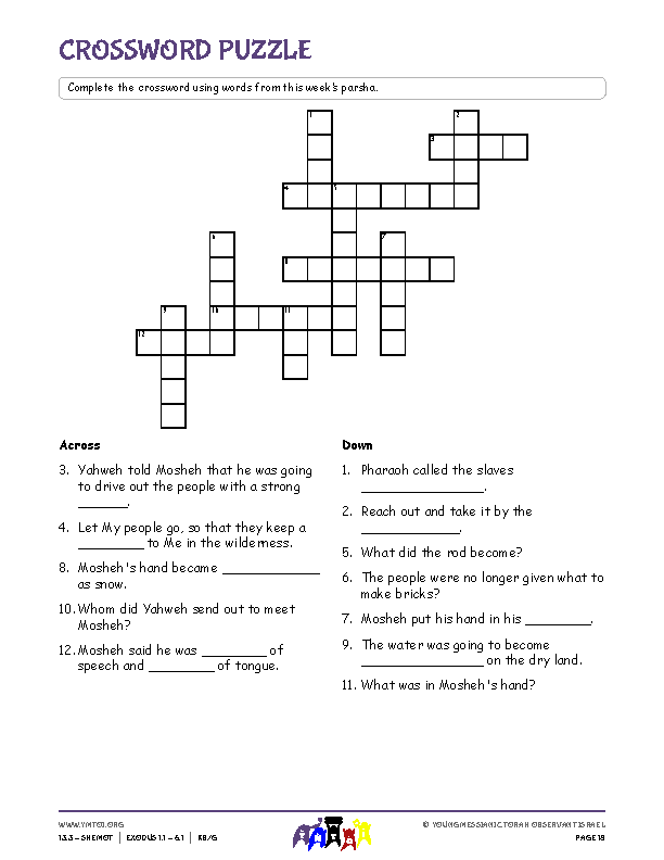 Crossword Puzzle